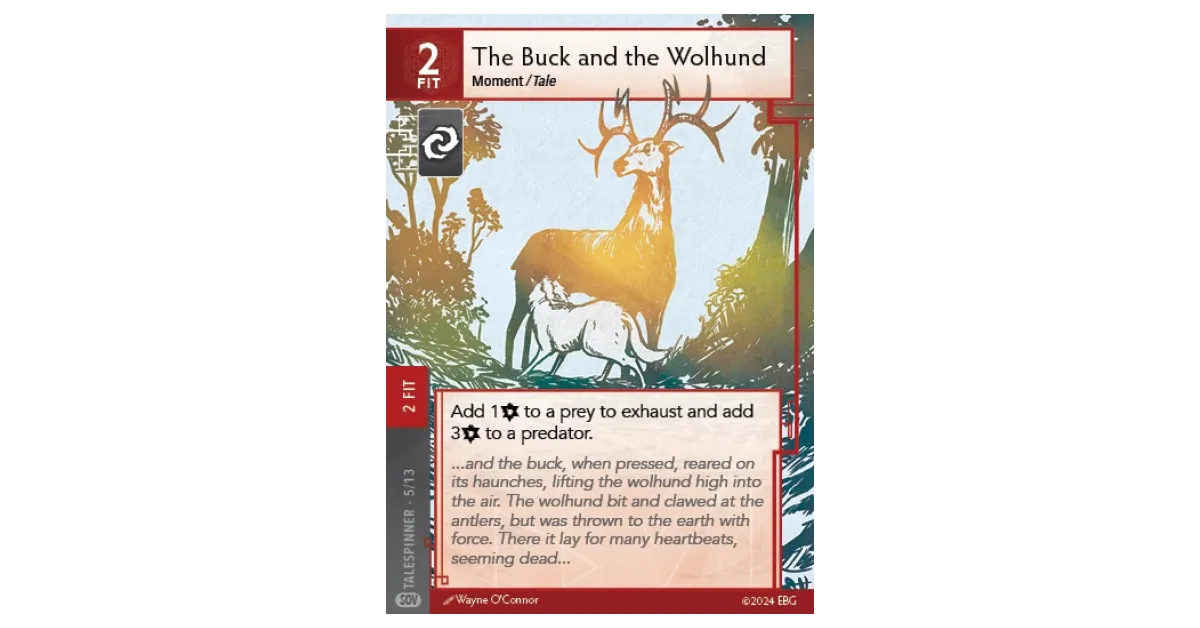 The Buck and the Wolhund | Earthborne Rangers | Decksmith