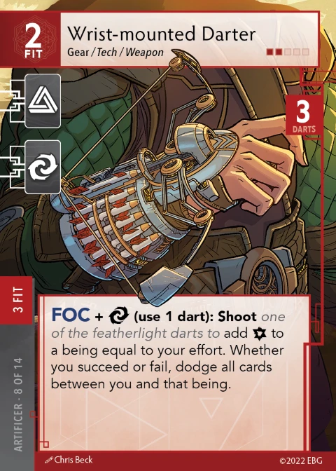 Wrist-mounted Darter