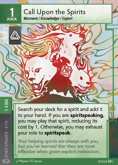 Call Upon the Spirits