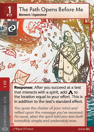 The Path Opens Before Me