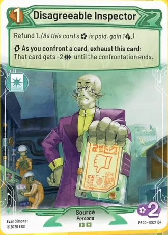 Disagreeable Inspector